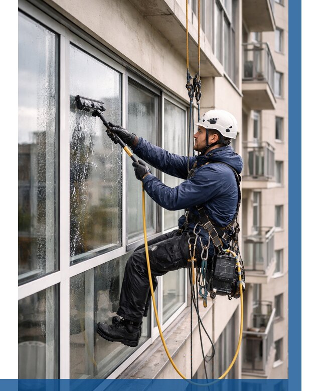 Мойка балконного остекления в Заинске от 3559 р. | ВЫСОТНИК-Знс