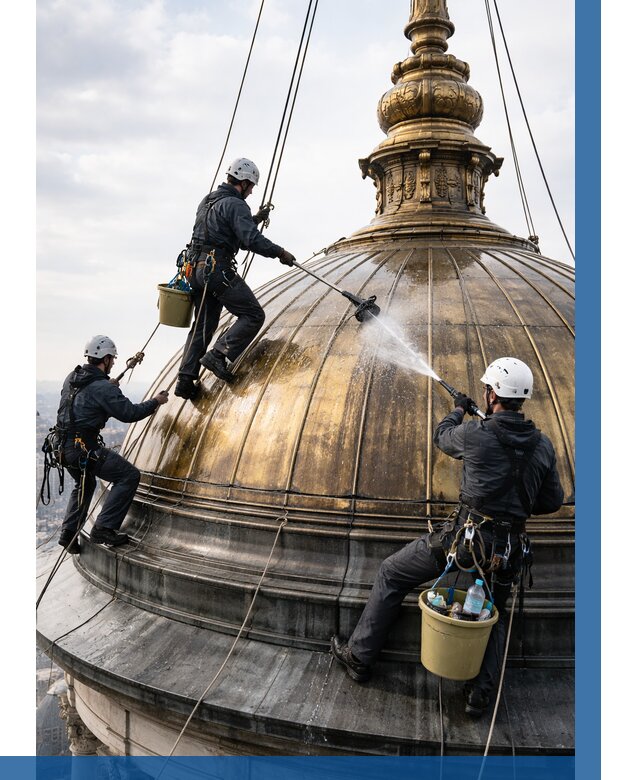 Мойка куполов и шпилей в Заинске от 8135 р. - заказать | ВЫСОТНИК-Знс