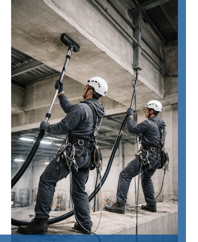 Обеспыливание потолочных конструкций в Заинске от 254 р. |ВЫСОТНИК-Знс