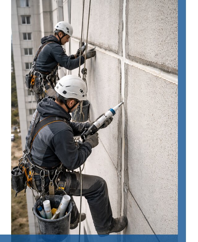 Герметизация межпанельных швов в Заинске от 712 р. | ВЫСОТНИК-Знс