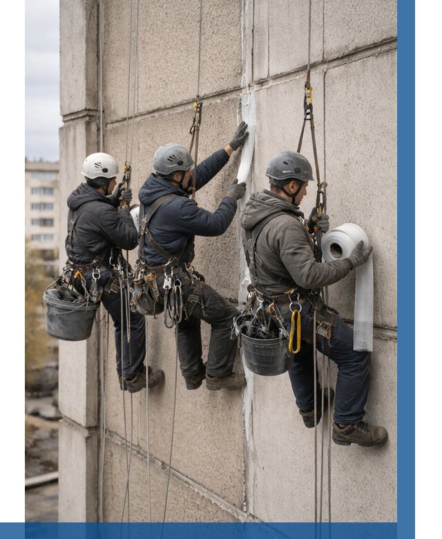 Ремонт межпанельных швов в Заинске от 763 р. | ВЫСОТНИК-Знс