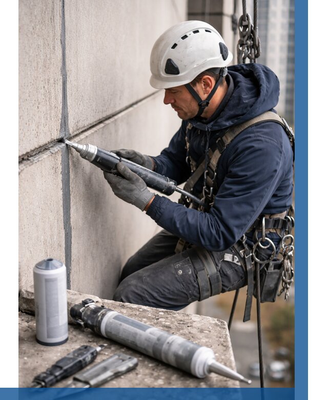 Вторичная герметизация швов в Заинске от 458 р. | ВЫСОТНИК-Знс