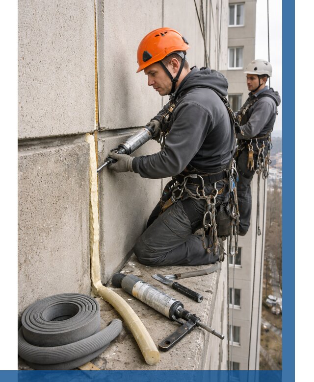 Теплый шов межпанельные швы в Заинске от 712 р. | ВЫСОТНИК-Знс