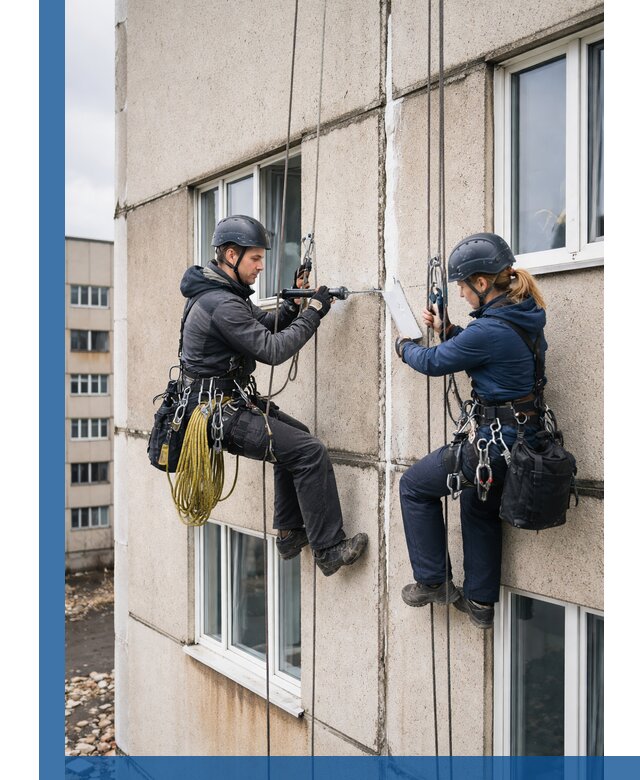 Герметизация межпанельных швов тёплым швом в Заинске