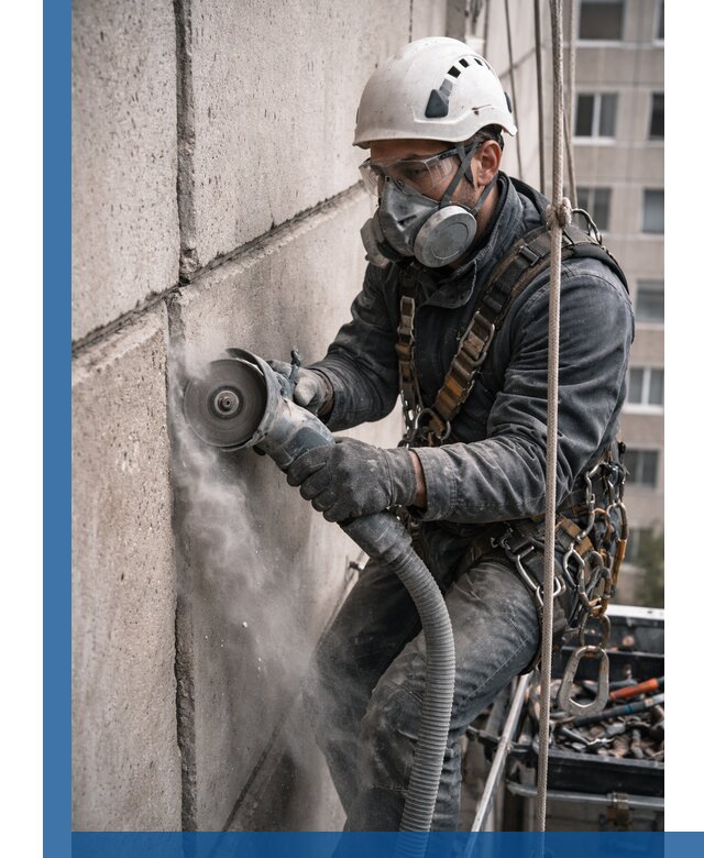 Штробление межпанельных швов в Заинске качественно и быстро