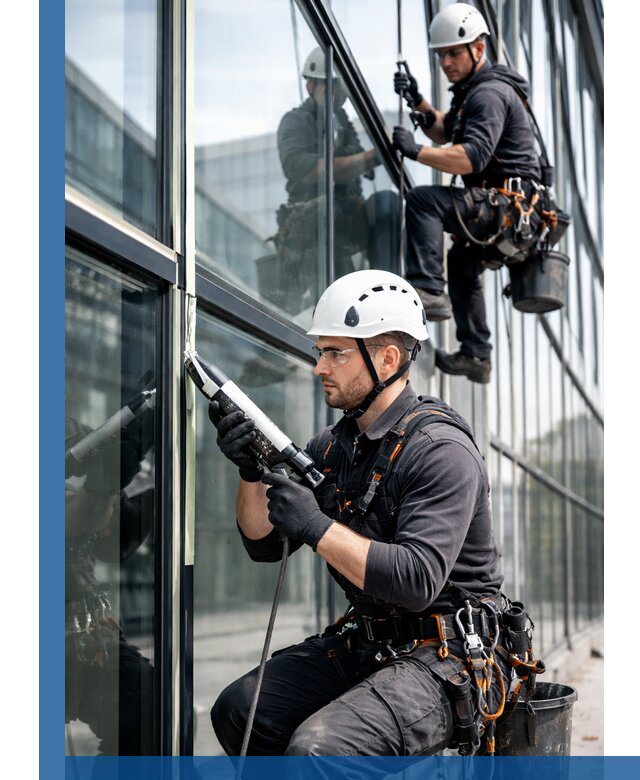 Герметизация витражных швов в Заинске для зданий и фасадов