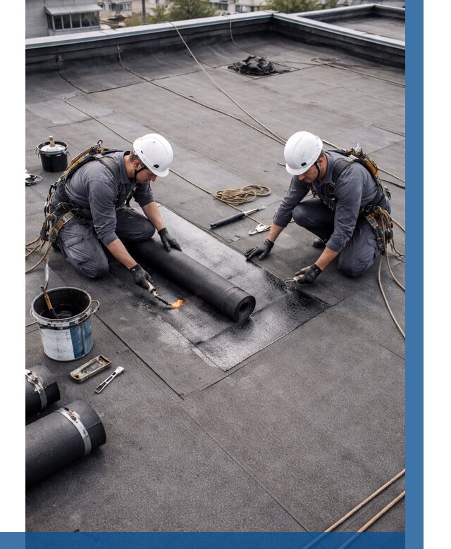 Ремонт мягкой кровли под ключ в Заинске от 712 р. | ВЫСОТНИК-Знс