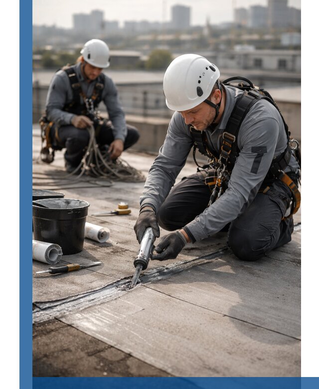 Аварийное и капитальное устранение протечек кровли в Заинске