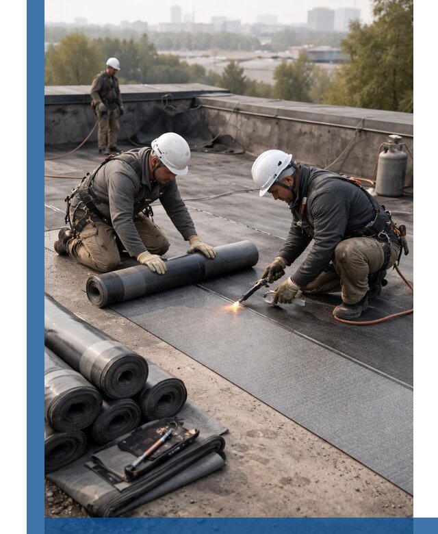 Монтаж мягкой кровли в Заинске профессионально и надежно