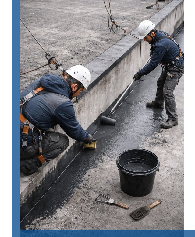 Гидроизоляция кровли жидкой резиной профессионально в Заинске