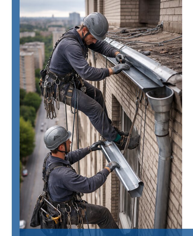 Ремонт водосточных желобов в Заинске, быстро и качественно