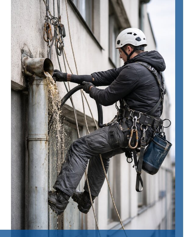 Прочистка водосточных труб в Заинске от 3559 р. | ВЫСОТНИК-Знс