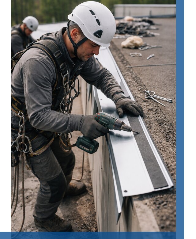 Монтаж капельника на кровле в Заинске от 305 р. | ВЫСОТНИК-Знс