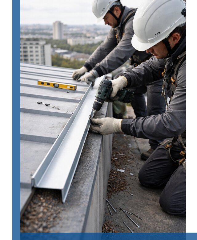 Монтаж капельника на кровле в Заинске с гарантией качества