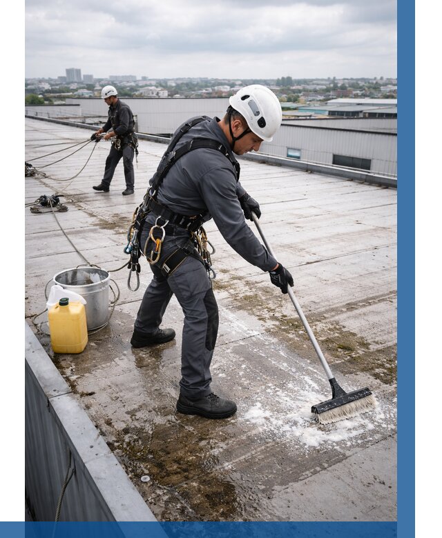 Очистка крыши по графику в Заинске от 7627 р. | ВЫСОТНИК-Знс