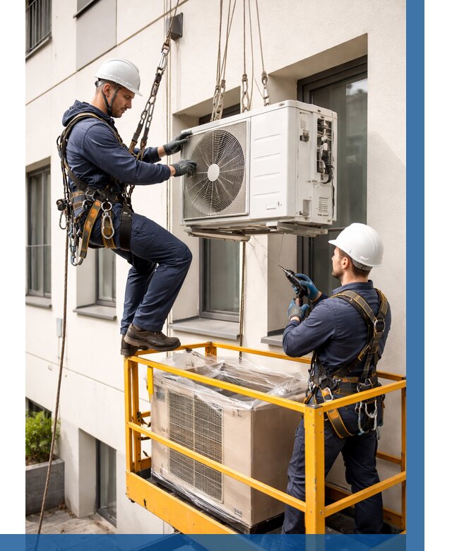 Демонтаж внешнего блока кондиционера в Заинске от 3559 р. | ВЫСОТНИК-Знс