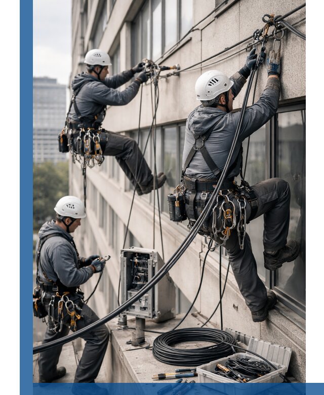 Прокладка оптоволоконного кабеля в Заинске под ключ с тестированием