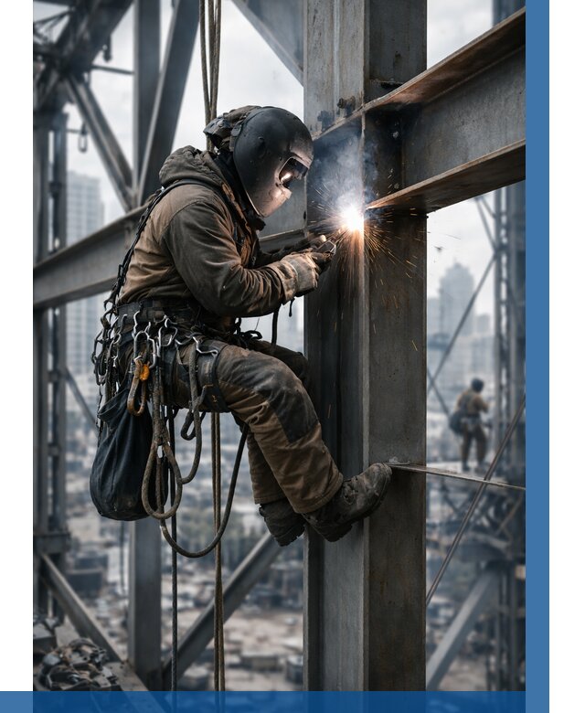 Высотные сварочные работы в Заинске от 3559 р. | ВЫСОТНИК-Знс