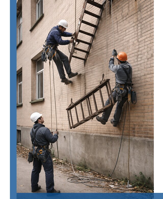 Демонтаж пожарной лестницы в Заинске быстро и безопасно