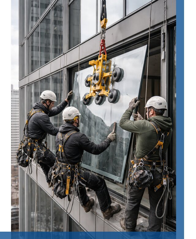 Фасадное остекление зданий под ключ в Заинске от 10169 р. | ВЫСОТНИК-Знс