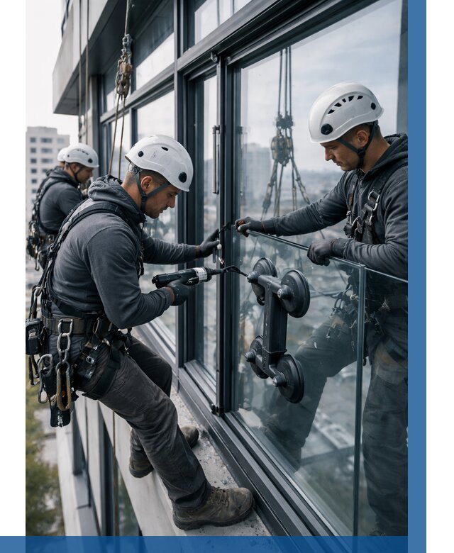 Витражное остекление зданий в Заинске от 3559 р. | ВЫСОТНИК-Знс