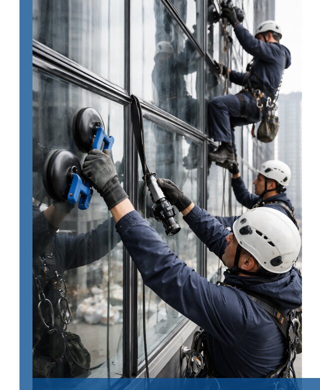 Радиусное остекление фасадов под ключ в Заинске с гарантиями