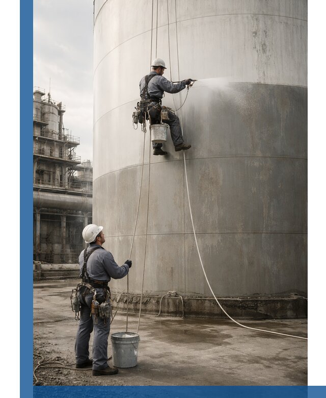 Покраска стальных резервуаров и емкостей в Заинске профессионально