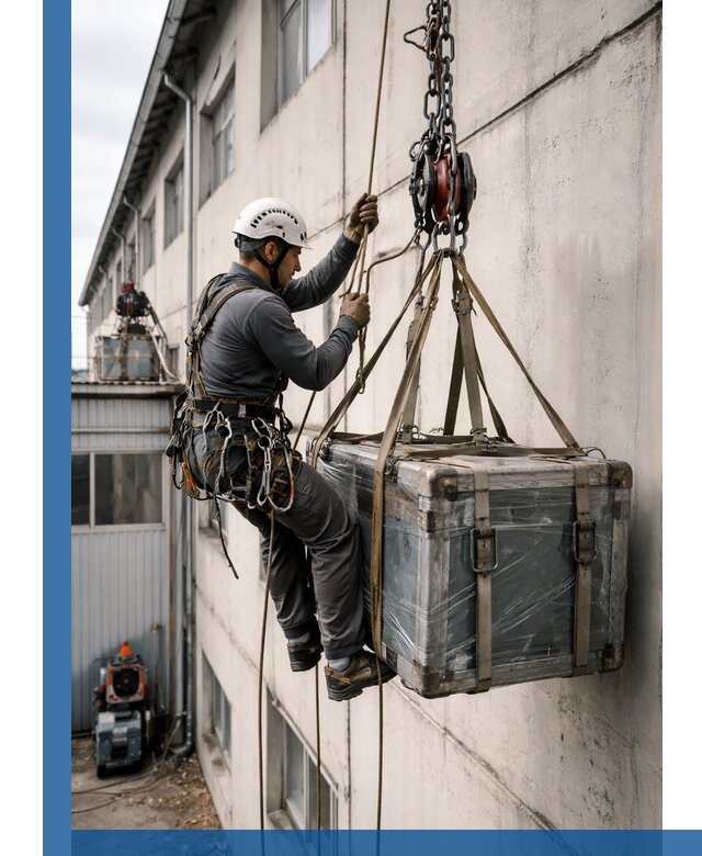 Подъем грузов на высоту в Заинске для промышленных объектов