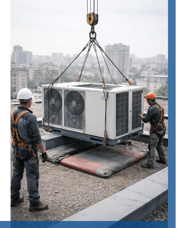 Подъем груза на крышу в Заинске от 5085 р. | ВЫСОТНИК-Знс заказать