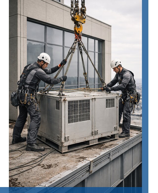 Такелажные работы на высоте в Заинске от 8135 р. | ВЫСОТНИК-Знс