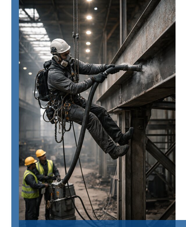 Обеспыливание конструкций в цехах промышленного производства в Заинске