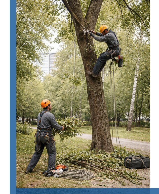 Санитарная обрезка деревьев в Заинске, профессионально и безопасно
