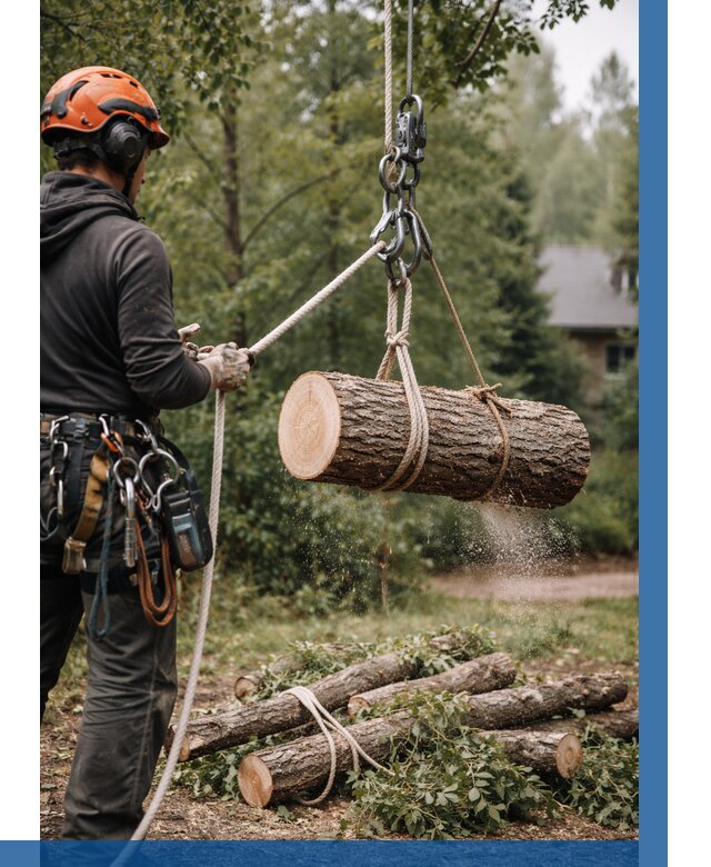 Валка деревьев частями в Заинске от 7627 р. | ВЫСОТНИК-Знс