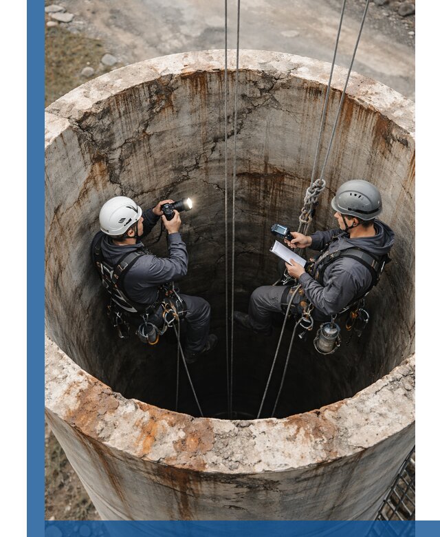 Обследование дымовой трубы: диагностика и оценка состояния в Заинске