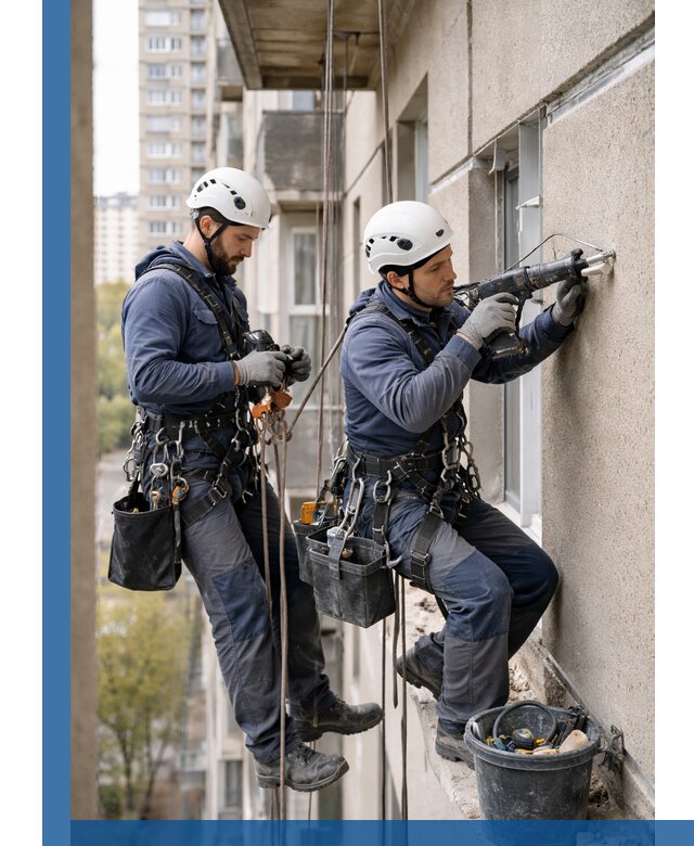 Промышленные альпинисты высотные работы и монтаж в Заинске